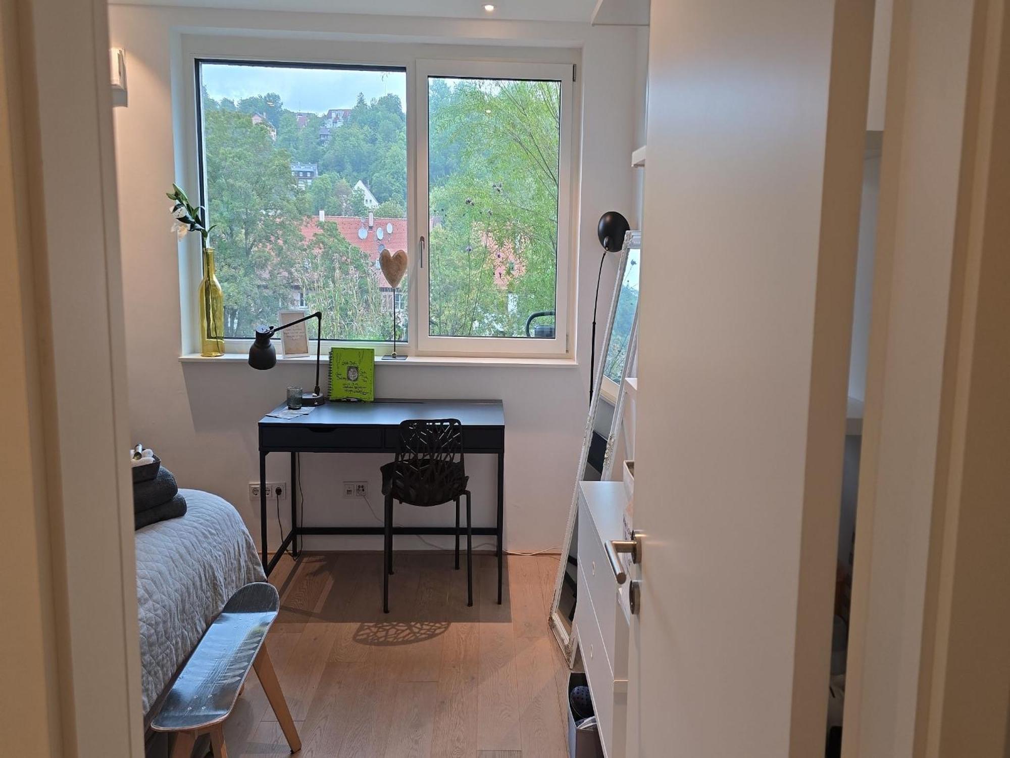 Stadtnahes Gaestezimmer Im Penthouse Bei Esi 蒂宾根 外观 照片