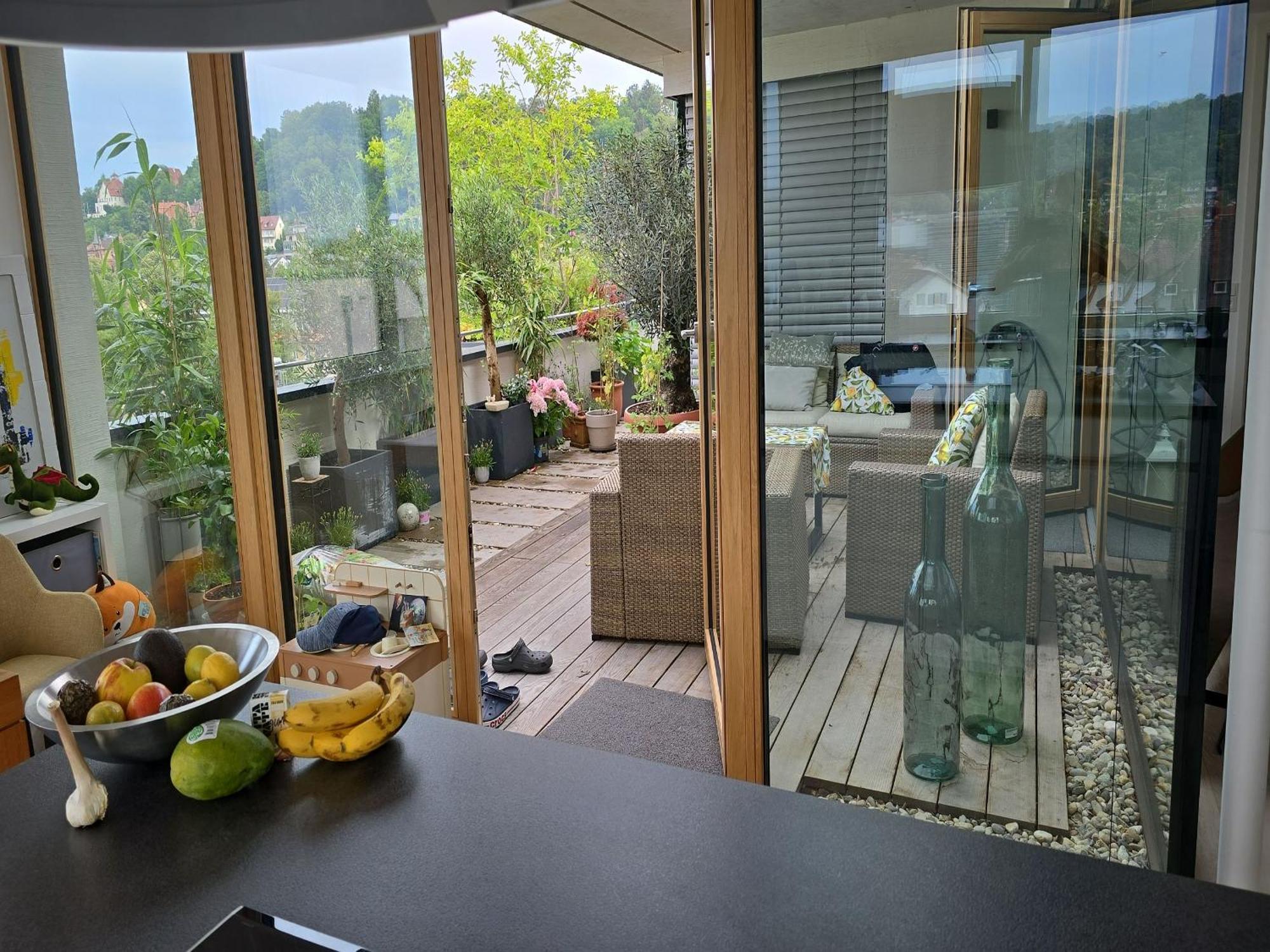 Stadtnahes Gaestezimmer Im Penthouse Bei Esi 蒂宾根 外观 照片